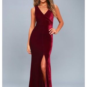 Lulus’s Burgundy Crushin’ it dress XL
